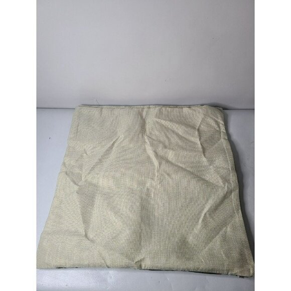 VINTAGE Peacock Bird Throw Pillow Covers Square Canvas Set Of Two 17"x 17" - Picture 4 of 6